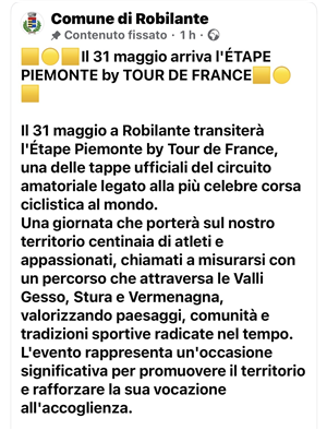 L'Etape Piemonte by Tour de France - 31 maggio 2026
