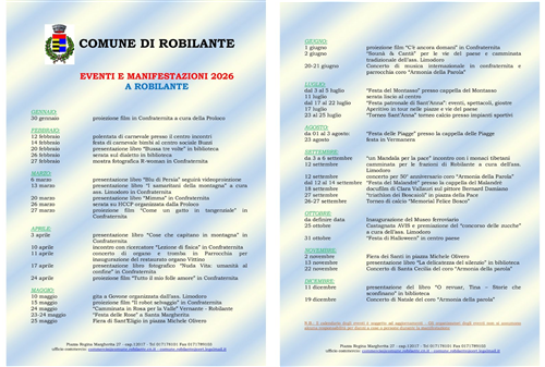 Eventi e manifestazioni in Robilante