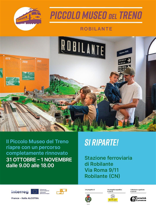 30 ottobre 2026
Inaugurazione del Piccolo Museo del Treno