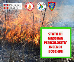Dichiarazione stato di massima pericolosità per incendi boschivi